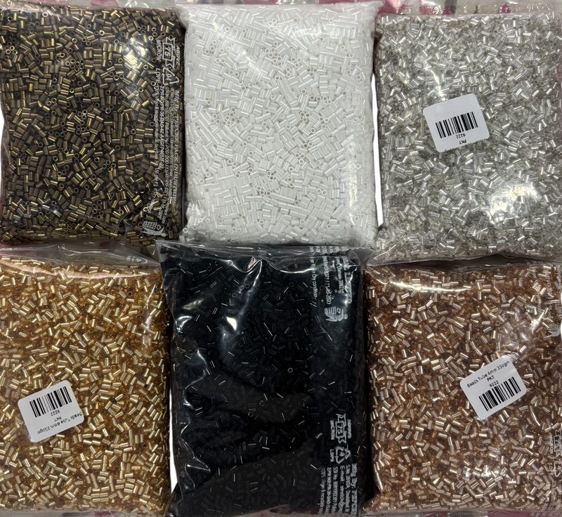 Beads Tube 4mm 250gm PKT