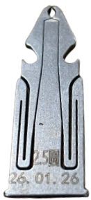 Beads Runway Plate 2.5mm